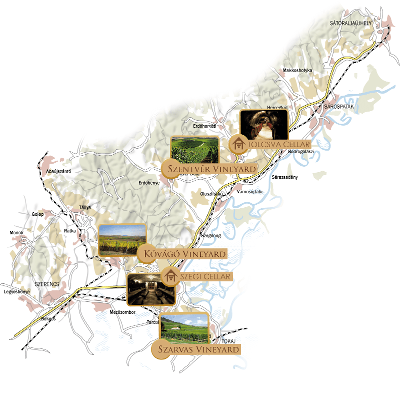mapa regionu